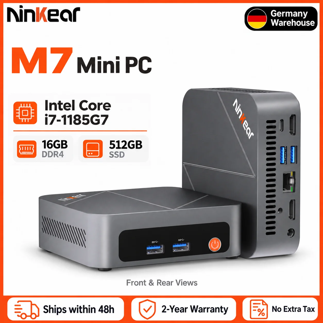 Mini PC Ninkear M7 i7 16GB 512GB