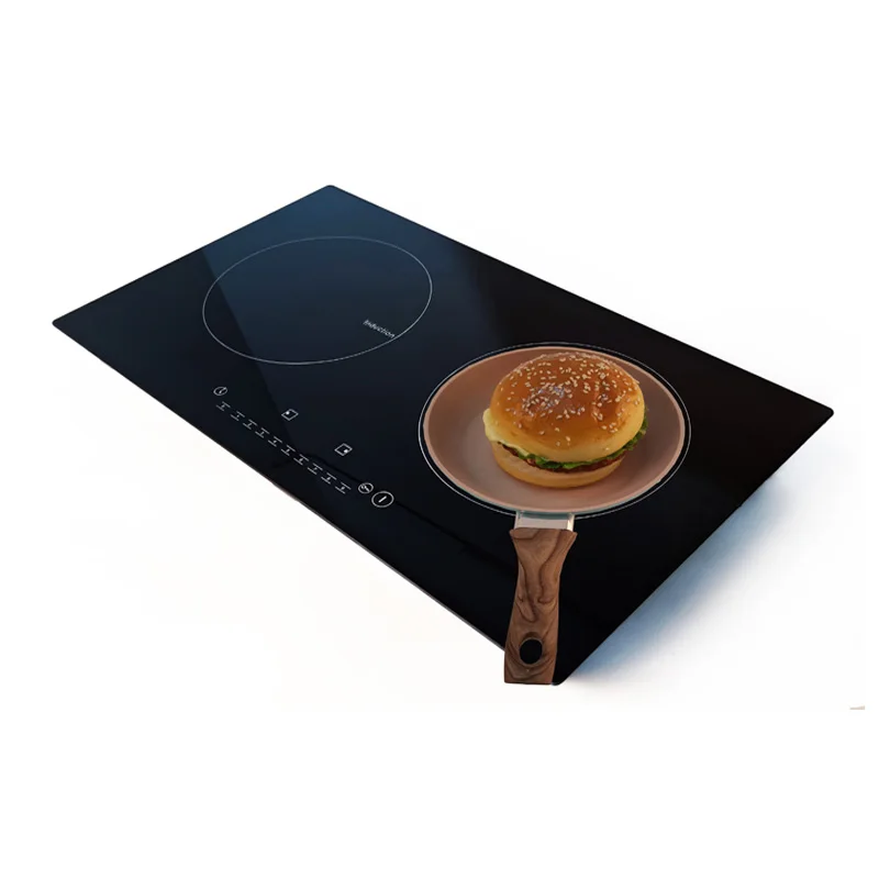 

Индукционная плита с индукционной плитой мощностью 2400 Вт с пластиковым корпусом Индукционная плита из черного стекла