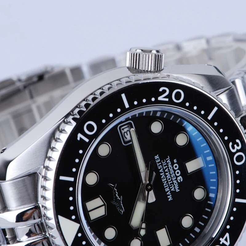 Heimdallr Watch MM300 SBDX001 NH35 Automatic Mechanical 300M Waterproof C3 Luminous Jubilee Bracelet Men\'s Diving Watches