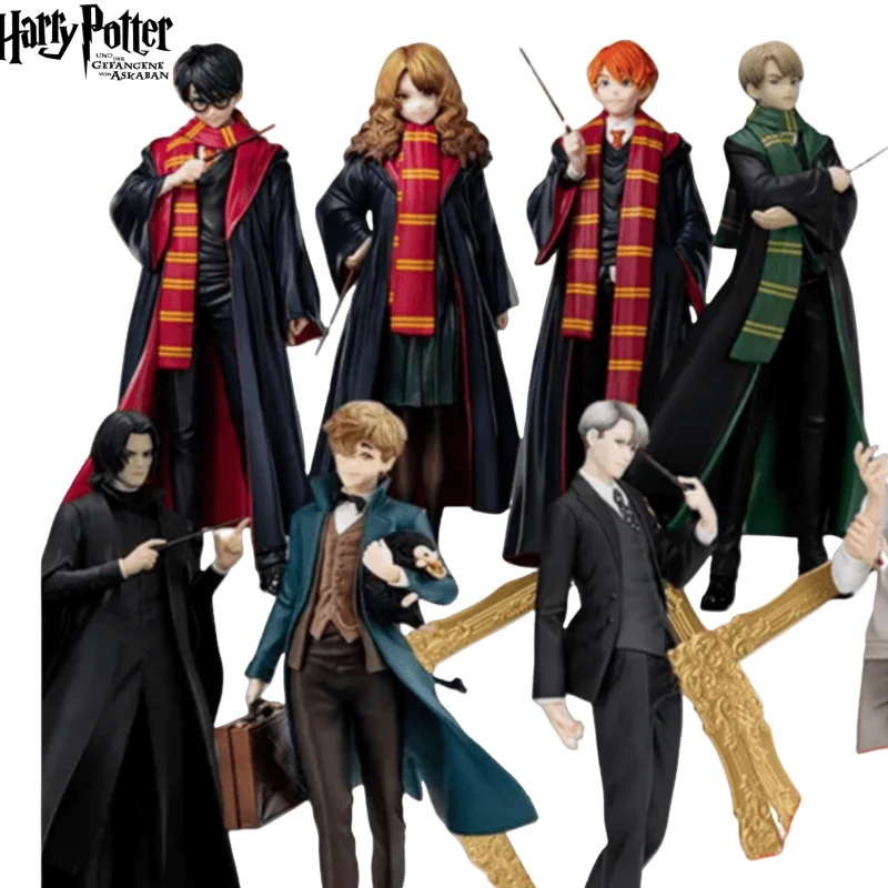 Harry Potter Age Of Magicians Wizard Hermelien Griffel Ron Wemel Dynastie Sneep Action Figure Collectible Toys Ornament Gift