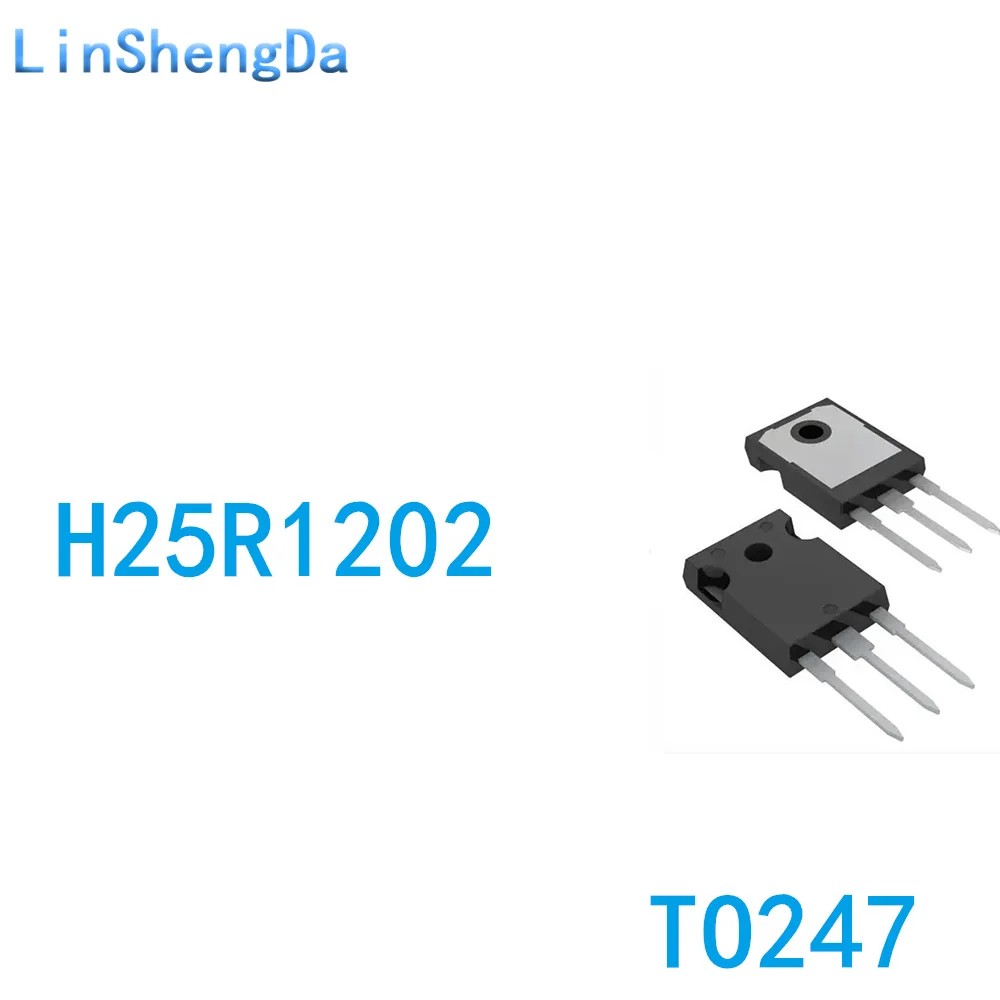 10PCS H25R1202 inline TO247 25A1200V electromagnetic furnace high-power tube IGBT tube