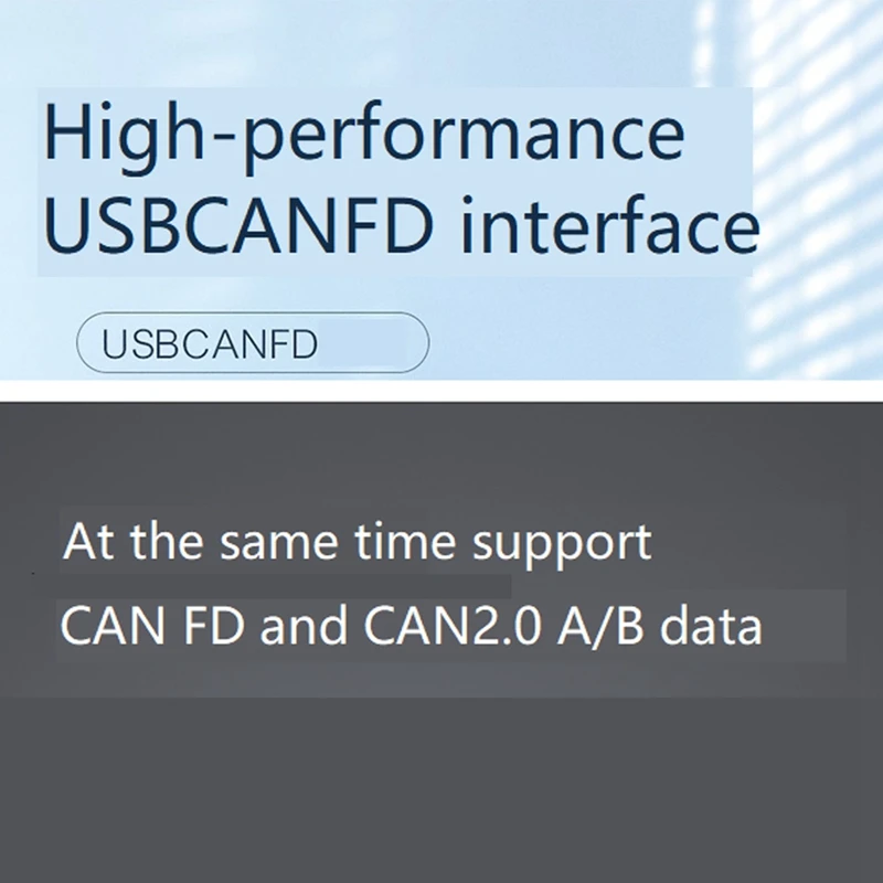 Dual Channel Fully Isolated Can Analyzer CANFD Analyzer USB To Canfd 5Mbps USB To CAN Adapter USB CANFD Interface Card