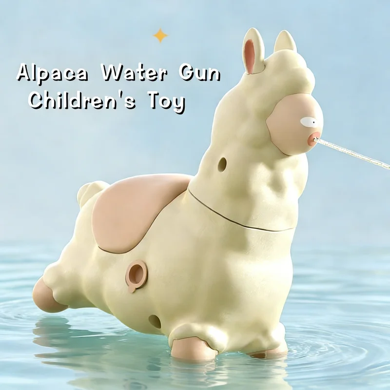 

Alpaca Water Gun Children's Toy Handheld Continuous Water Spraying Sprinkler Outdoors Boys Girls Birthday Travel Gift