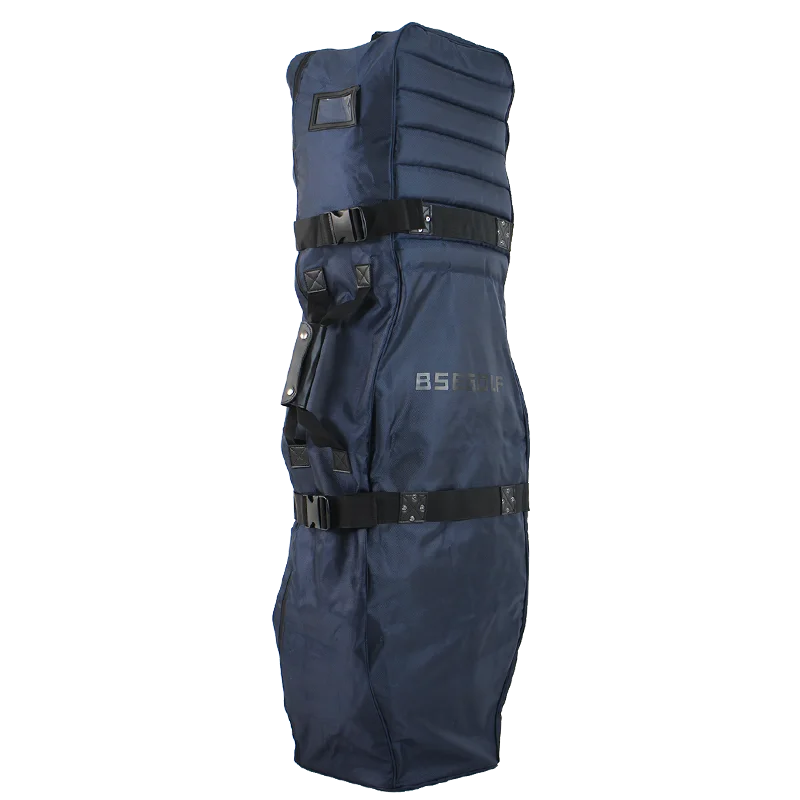 Golf Travel Bag, Lightweight Foldable Golf Club Cover with Padded Top, Waterproof Nylon Airline Travel Case for Stand Bags & Sta