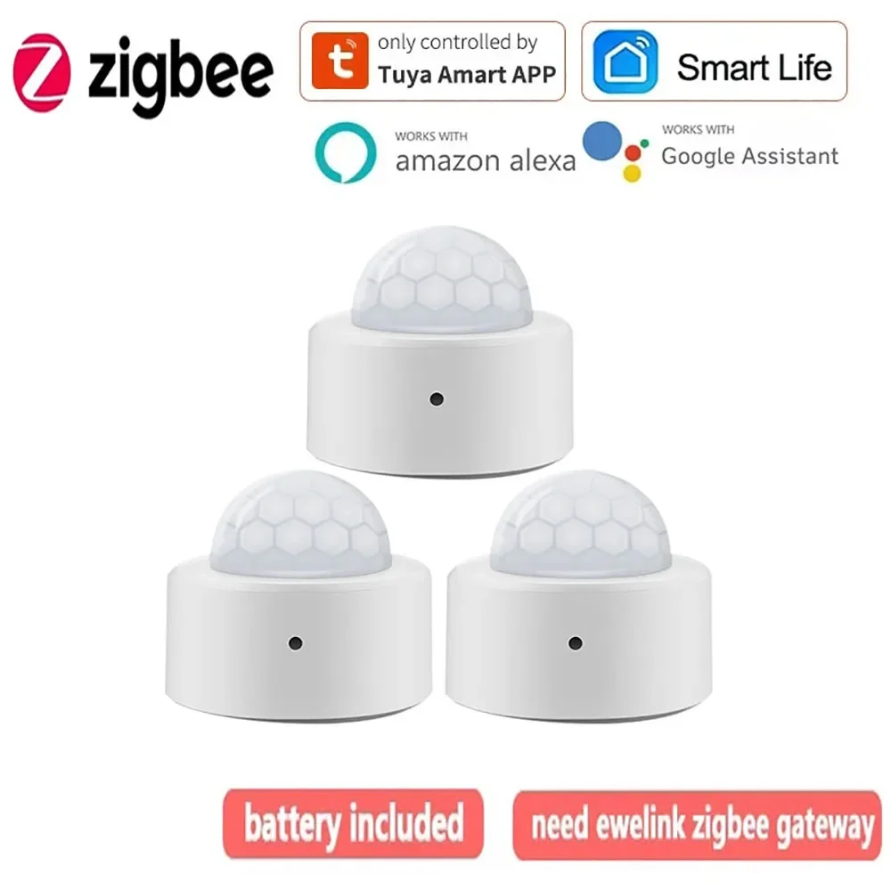 

Tuya Zigbee PIR Human Motion Sensor Smart Home Motion Sensor Detector Alarm Smart Life Passive Infrared Security Burglar Sensor