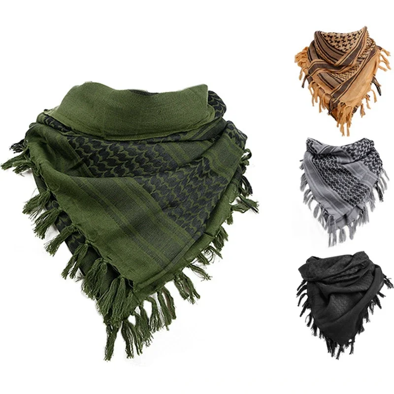 Tactics Desert Arab Scarves Tactical Shemagh Scarves Winter Windy Windproof Hiking Scarf Men Women