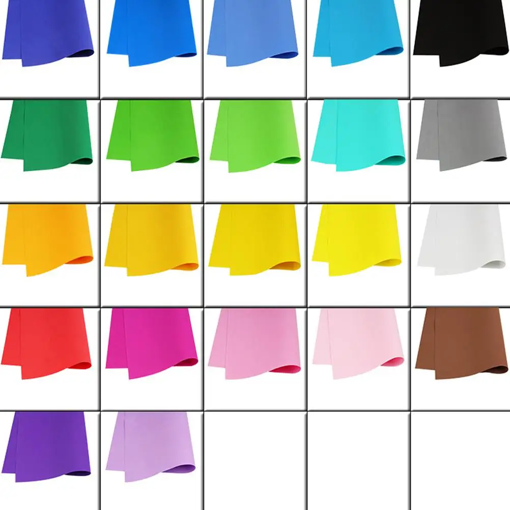 

10 Pcs Colored Sponge Paper Craft for Kids Thick Materials Scrapbooking Cosplay