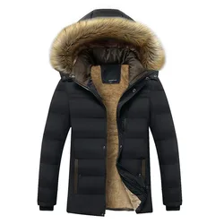 2023 Nieuwe Heren Winter Outdoor Mode Casual Winddicht Houden Warme Verdikking Jas Jassen Heren Afneembare Capuchon Jack Heren