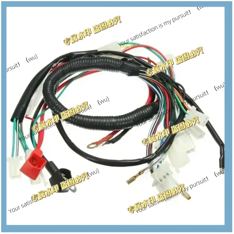 Motorcycle Electric Wiring Harness For Chinese ATV UTV Quad 4 Wheeler 50/70/90/110cc/125cc Motorcycle Quad Wire harness