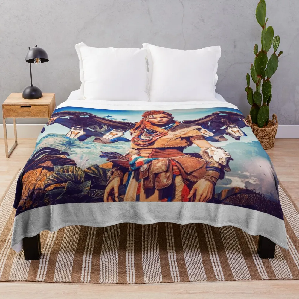 

ALOY HORIZON ZERO DOWN Throw Blanket Retros Flannel Fabric Blankets