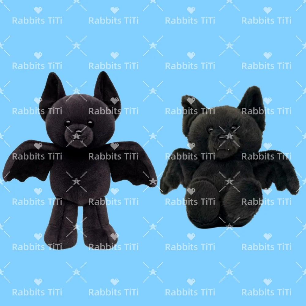 

Build A Bear Posable Bat Plush 2025 Аксессуары Кукла Мерч Плюшевая игрушка-летучая мышь Хэллоуин Рождественский подарок