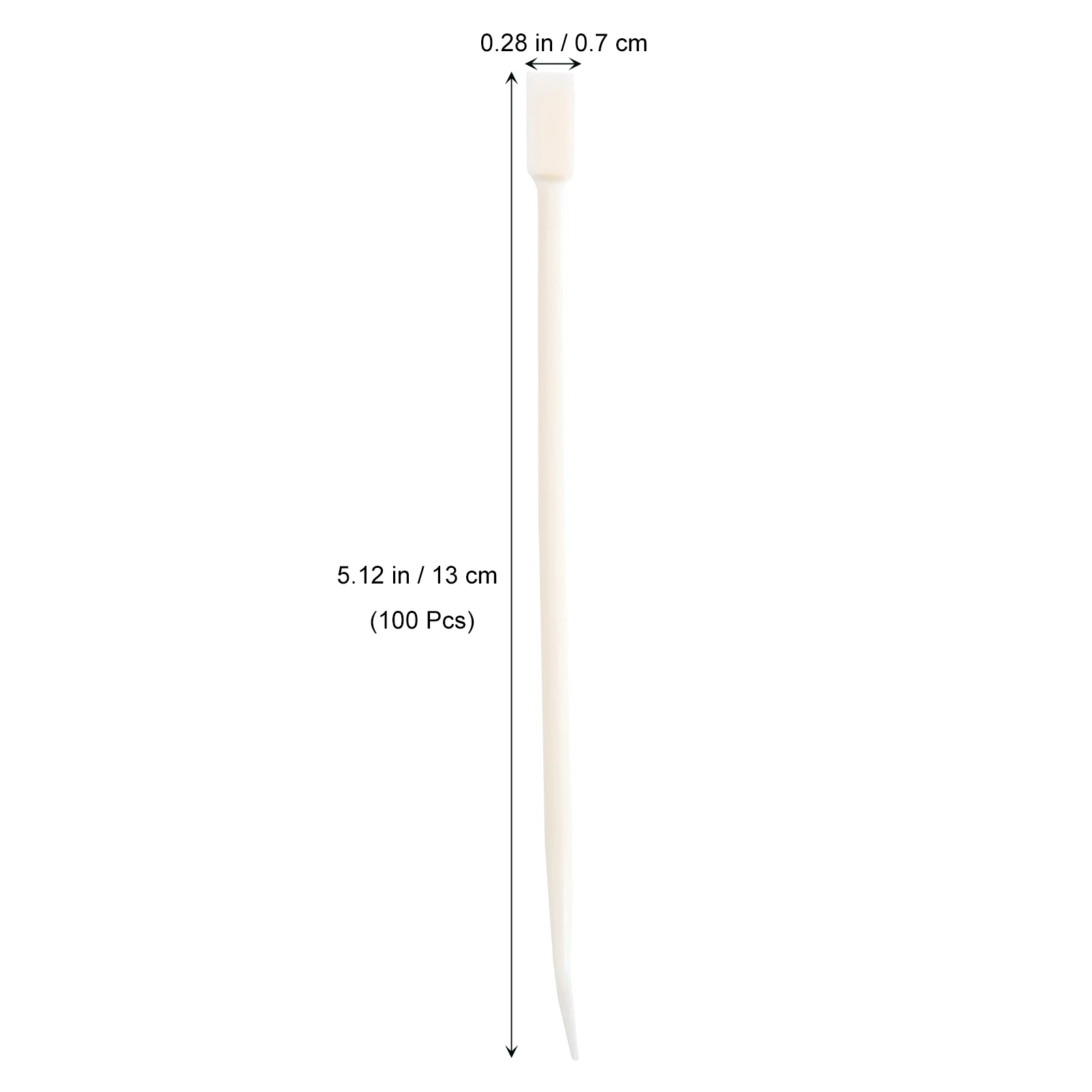 

100pcs Eyelash Lift Tool Eyelash Extension Supplies Plastic Rod For Lash Lifting Pick Stick Lightweight Temperature Resistant