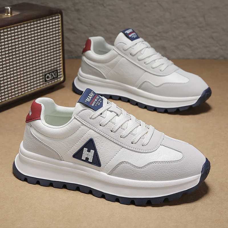 

2025 Spring New Rubber-Plastic Sole Casual Board Sneakers for Outdoor Sports - Comfortable, Soft, Slip-Resistant, Durable, and T