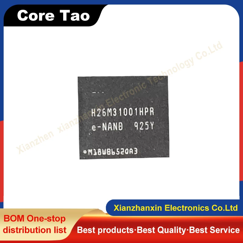 1PCS/LOT  H26M31001HPR 4G EMMC4.5 BGA153 Memory chip in stock