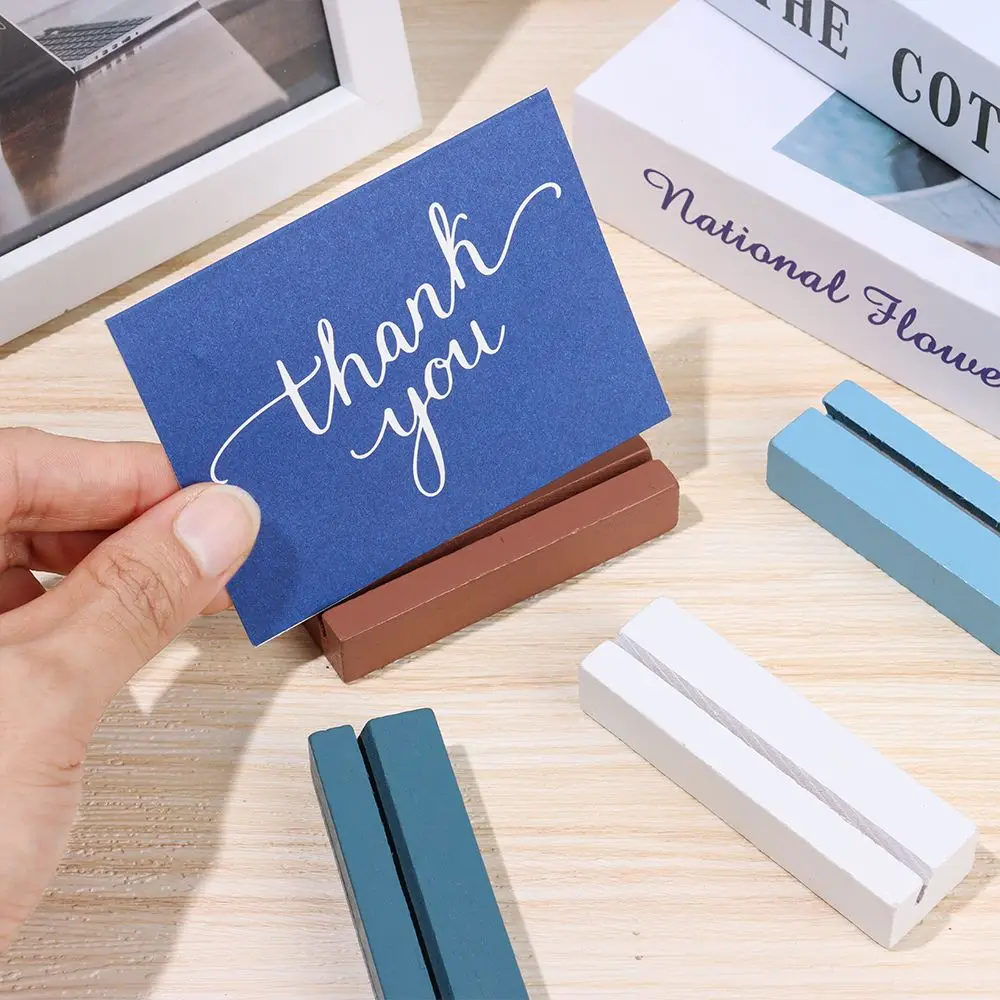 

Picture Cards Display Stand Paper Clamp Place Card Table Numbers Holder Photos Clips Clamps Stand Decoration for Home Office