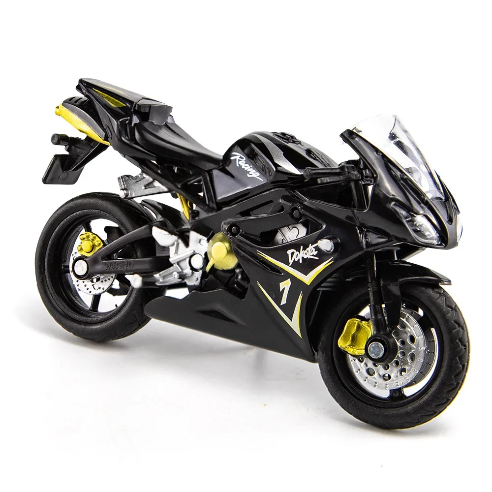 1:18 Scale Triumph 675 Alloy Scooter Sport Bike Figurines Diecasts Kids Toys Motorcycle Vehicles Racing Model Replicas Boys Gift