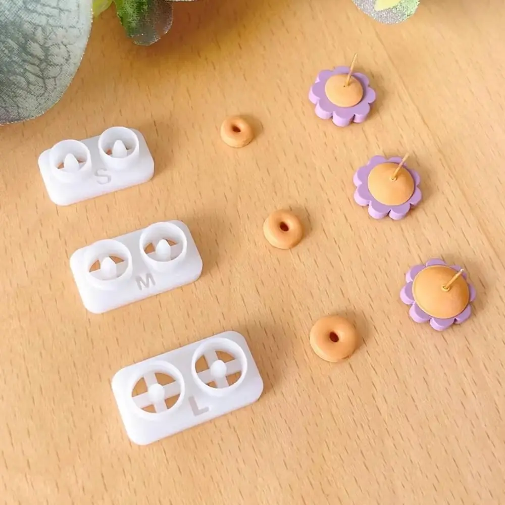Herramientas para hacer joyas, pendientes de arcilla, pendientes de posición, herramienta de incrustación de poste de perno en forma de V, taladro artesanal casero preciso