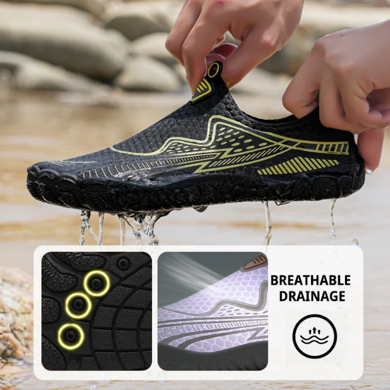 Swimming shoes men beach aquarium shoes women quick-drying barefoot outdoor beach swimming hiking wading upstream sneakers 36-46