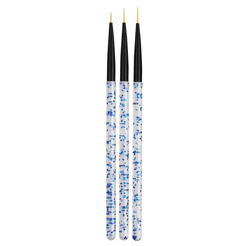 /Set Nail Art Liner Painting Pen Acrylic UV Gel Brushes Drawing Flower Line Grid French Design Manicure Tools