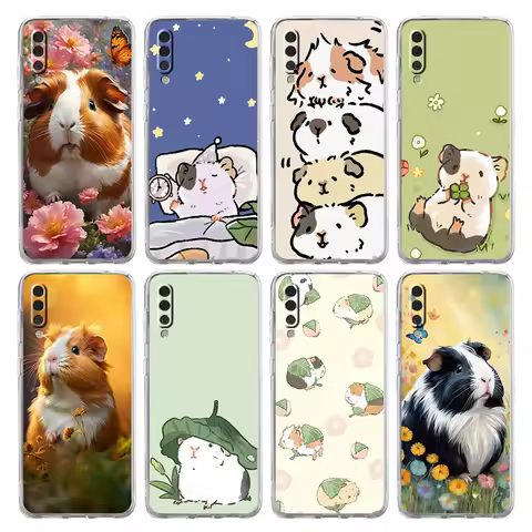Case For Samsung A26 A36 A56 A54 A52 A50 A70 A12 A14 A16 A22 A24 A42 A34 A32 5G A04s A06 5G Cover Animal Guinea Pig Cavy Cute