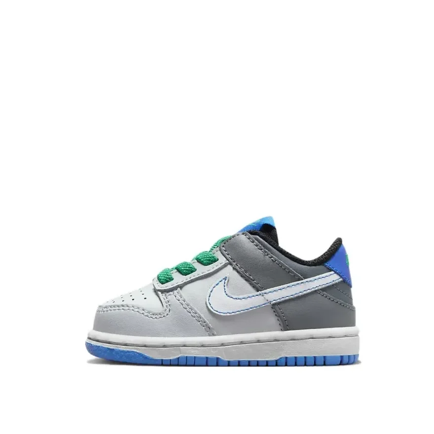 Nike Dunk Casual, Comfortable, Non-Slip, Shock-Absorbing, Wear-Resistant, Low-Top Toddler Shoes for Infants and Children