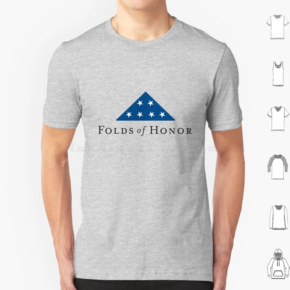 

Folds Of Honor T Shirt Big Size 100% Cotton Folds Of Honor American Honor Fallen Soldiers Scholarship