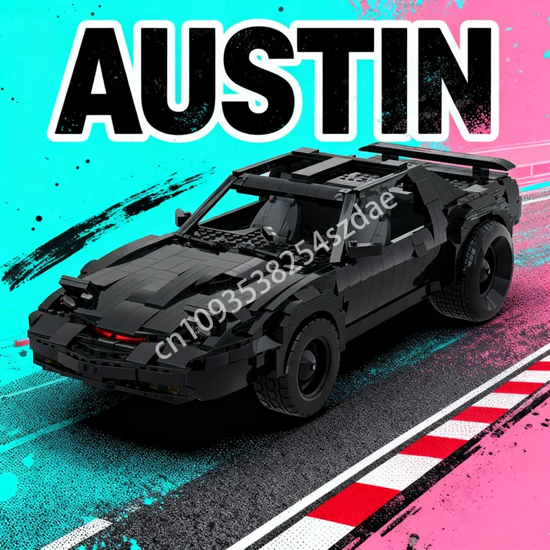 

1346 шт. MOC UCS Knight Rider KITT K I T Автомобильная модель Строительные блоки Рождественский подарок Архитектура Сборка игрушки DIY Дети День рождения