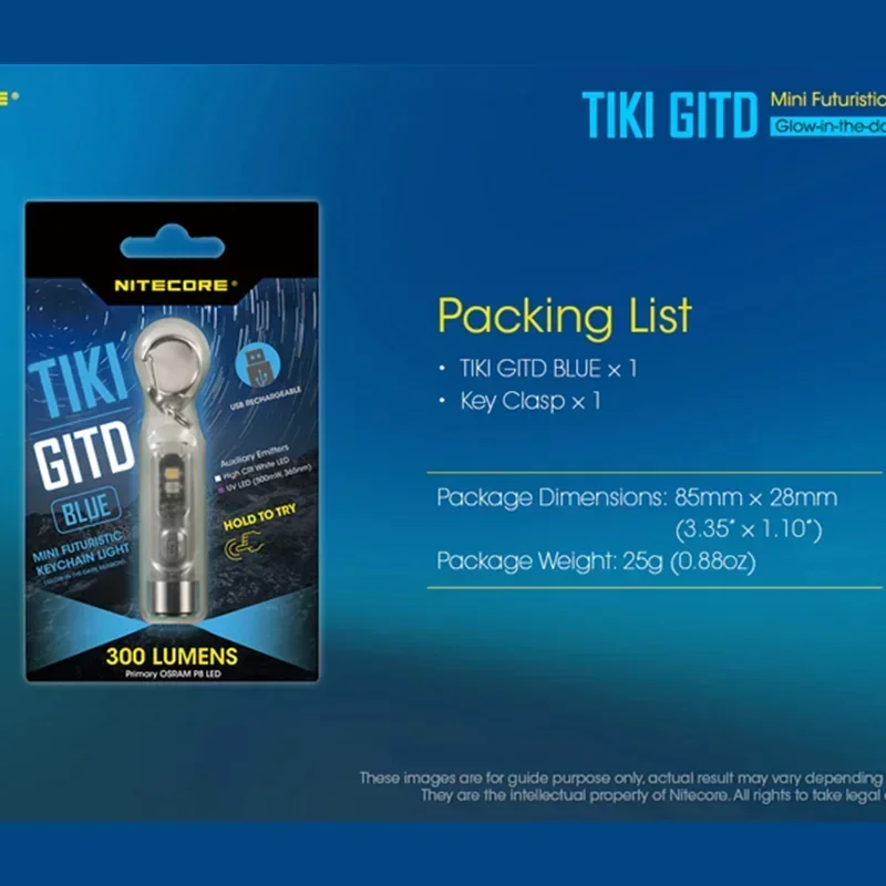 NITECORE TIKI GITD