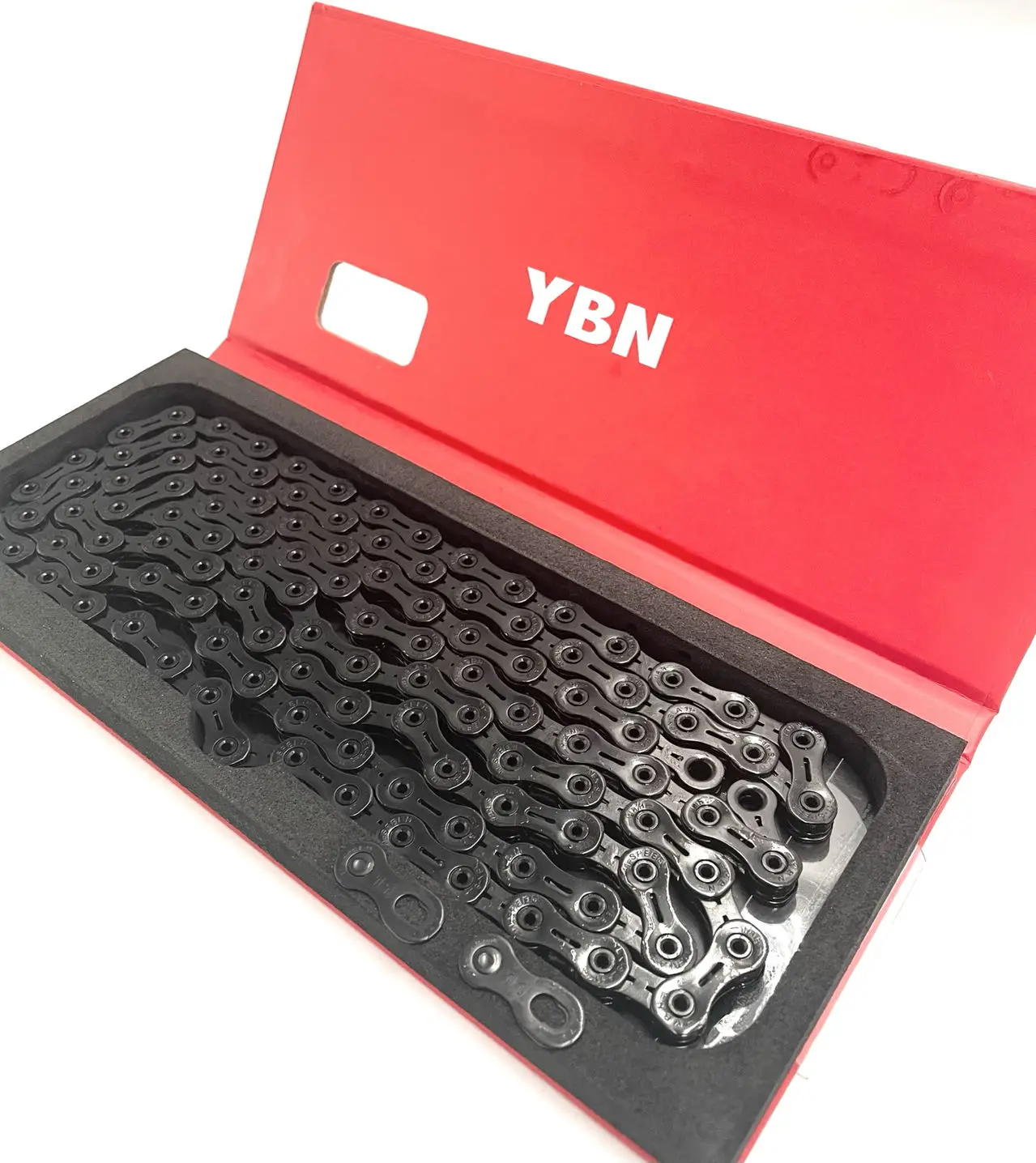 YBN Bike Chain 11 speed SLA Full hollow oil slick Titanium coating MTB road bike chain for Shimano/ SRAM