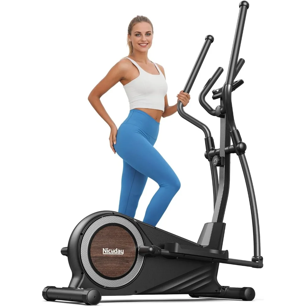 

Elliptical Machine for Home, Magnetic Elliptical Trainer with 15.5IN-19IN Stride, 16 Resistance Levels, 400LBS Loading Capacity