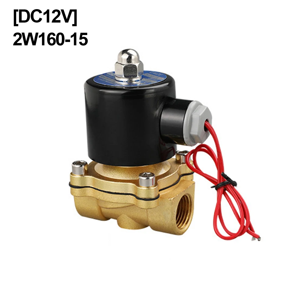 

12V 24V 220V Solenoid Valve Electric Solenoid Valve Brass Material Corrosion-resistant Easily Replaceable Two-position One-way