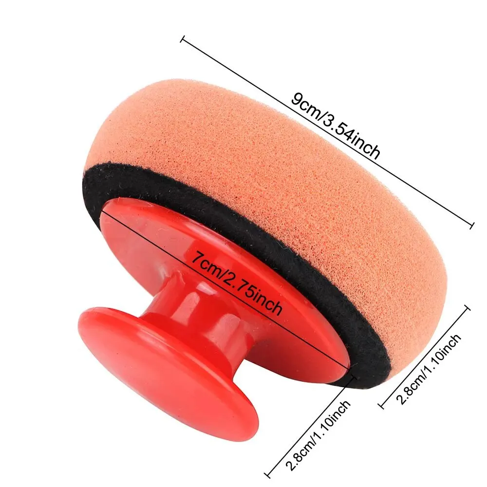 Car Polisher Sponge Polishing Buffing Pad Paint Care Windshield Door Bumper Waxing Tool Off Road 4x4 Caravan Auto Accessories