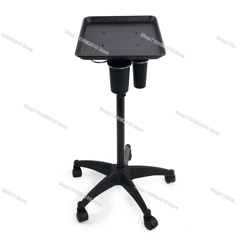 Salon Hair Perm and Dyeing Tray Hair Salon Tools Mobile Storage Lifting Rack Haircut Storage Aluminum Alloy Plate