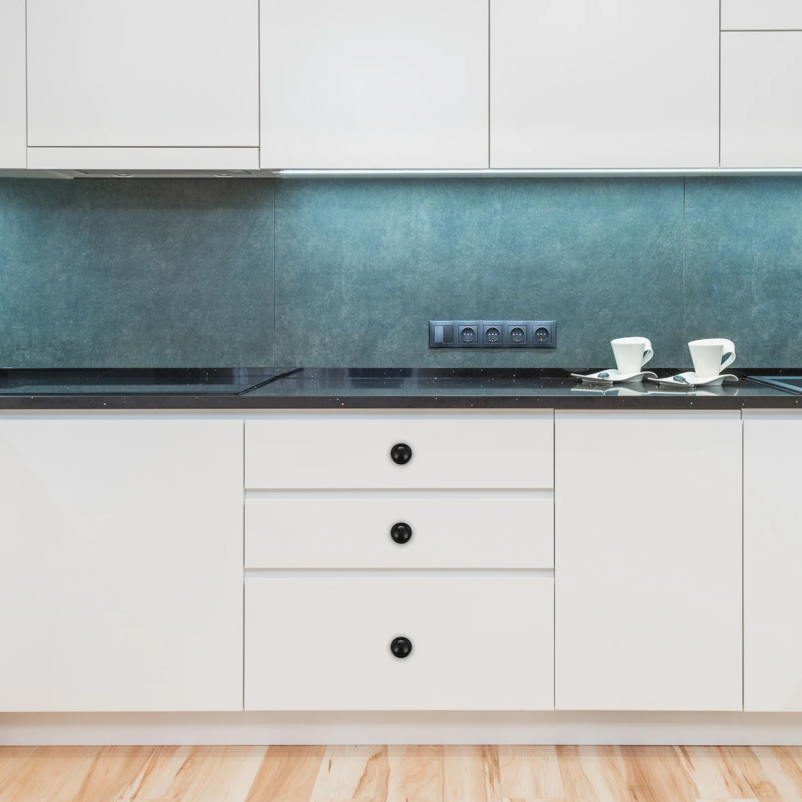 

12Pcs European Style Drawer Pulls Solid Aluminum Cabinet Knobs for Shoe Cabinet Cupboard Doors Smooth Finish Reliable Hardware