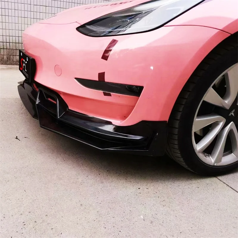 

SPC Model 3 GTS Глянцевый черный комплект кузова для Tesla Model 3 Модернизированный аэродинамический комплект кузова для Tesla Facelift Бампер Комплект спойлера ветра