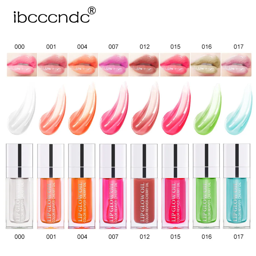 

Crystal Jelly Moisturizing Lip Oil Plumping LipGloss Makeup Sexy Plump Lips Glow Oil Tinted Lip Plumper