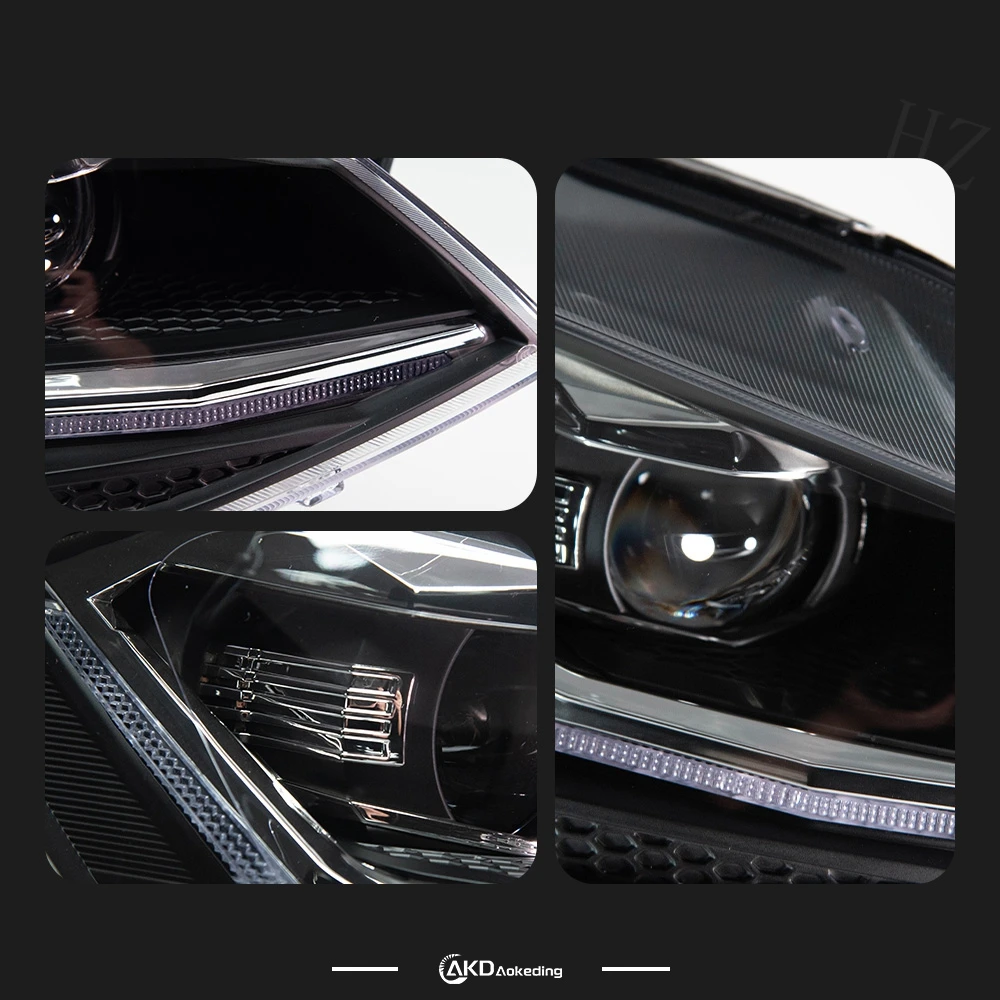 Vw Golf 7 mk7 2013-2017用のヘッドライト,交換用バッテリー,レンズ