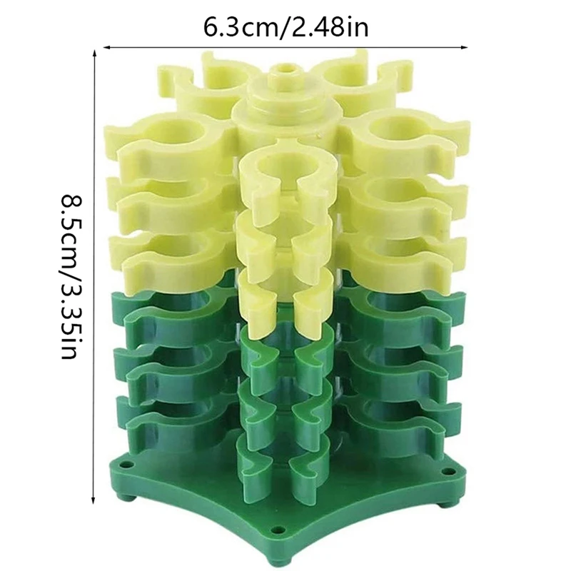 Tour de rangement pour Végétde couture, support pour 30 Végétde fil, pinces de support en plastique, outil de broderie, machine à coudre, bricolage
