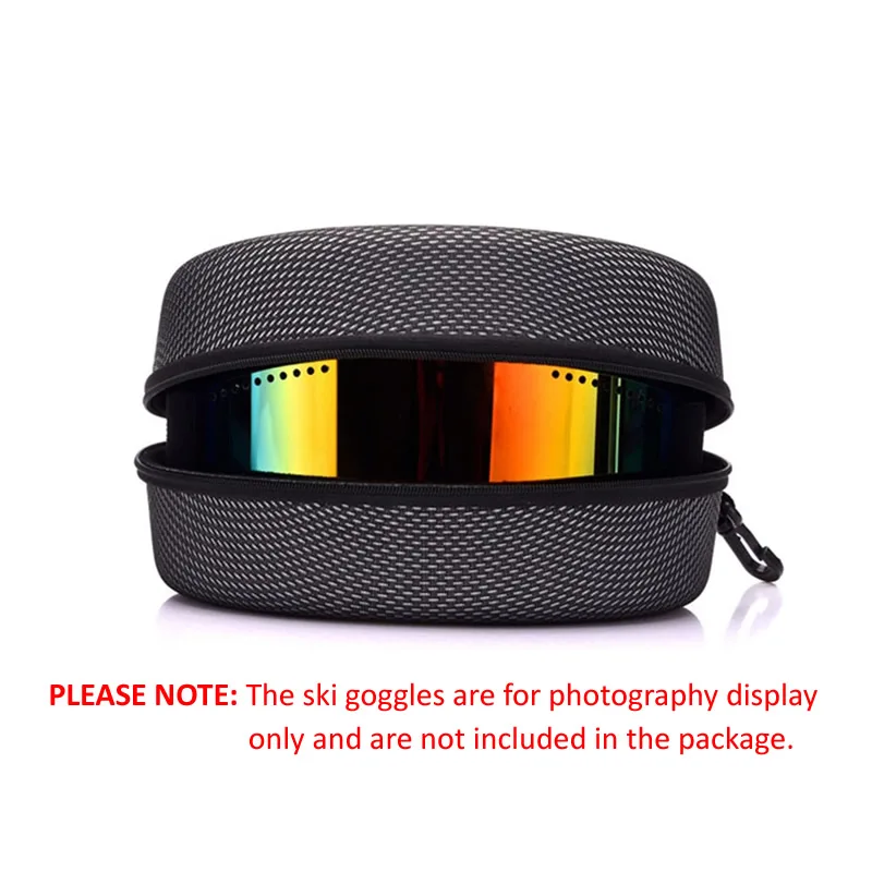 Ski Goggles Zipper Case Snow Glasses Protector Sunglasses Cycling Motorcycle Goggles EVA Hard Box