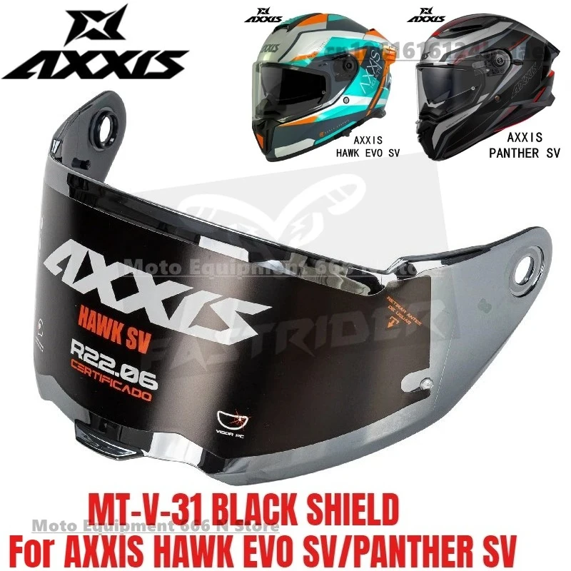 

Motorcycle Windshield 1PCS Accessory Helmet Visor Lens for AXXIS MT-V-31 HAWK EVO SV PANTHER SV