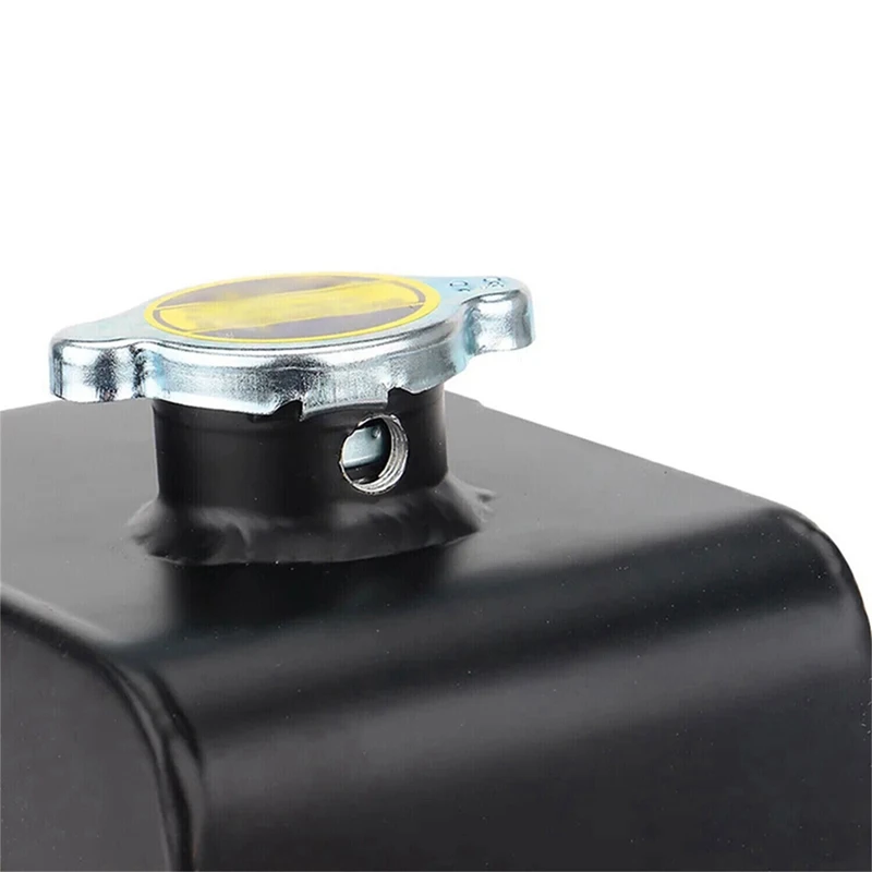 Car Modification Permeable Bubble Pot Aluminum 2.5L Coolant Radiator Water Tank Overflow Expansion Tank