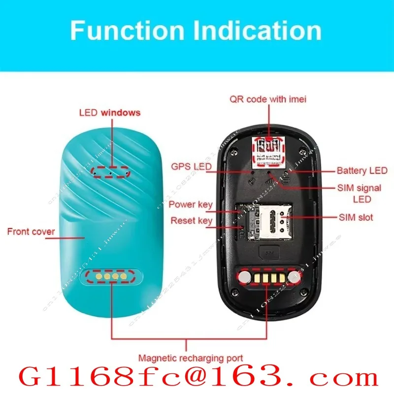 4G Pet Waterproof Locator. Global Real-time Positioning of Cats and Dogs