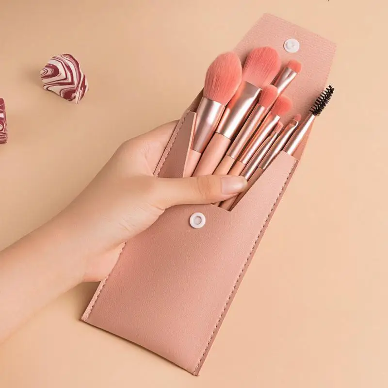 1~8PCS XJINGMakeup Brushes Set Make Up Concealer Blush Cosmetic Powder Brush Eyeshadow Highlighter Foundation Brushes Beauty