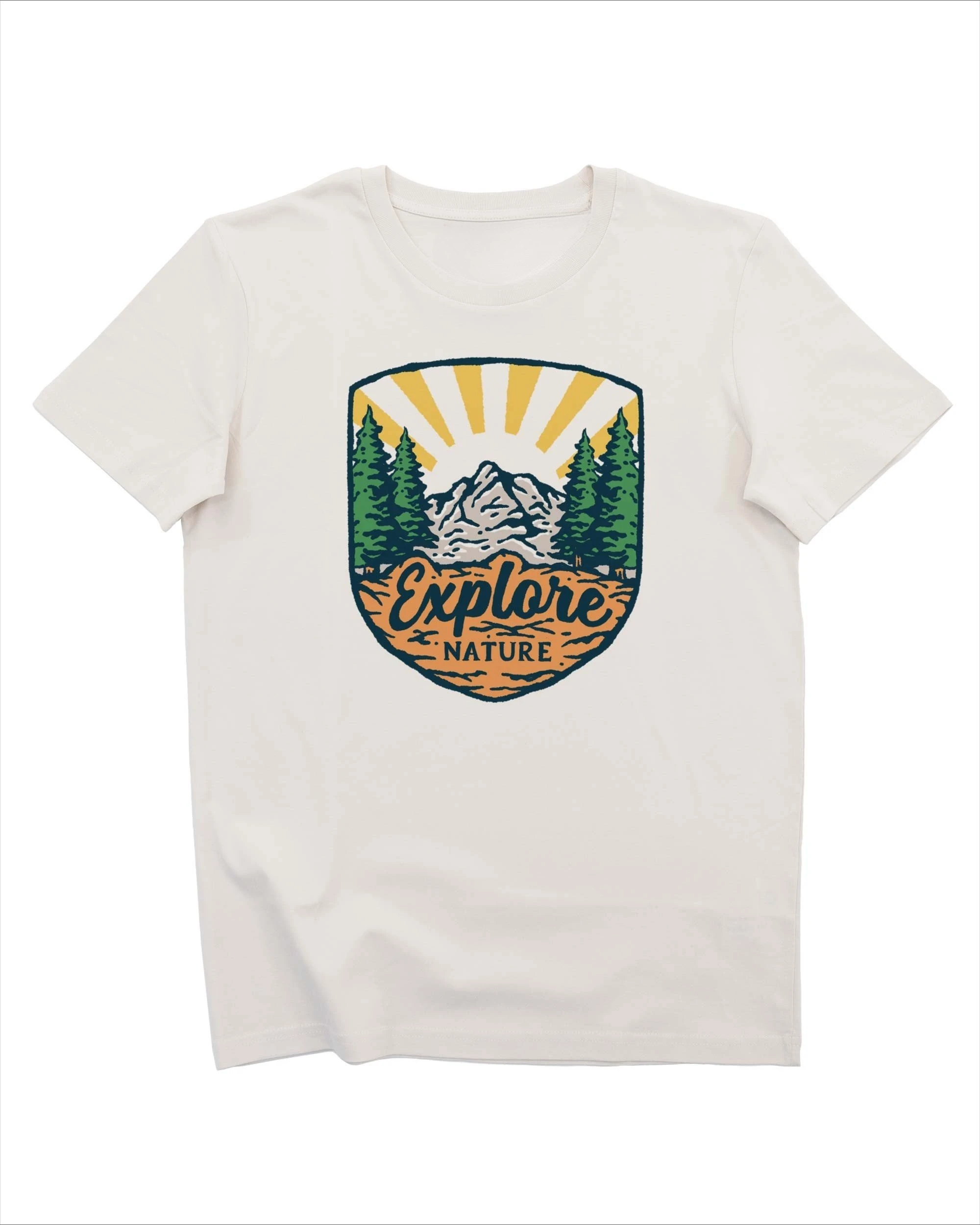 

Explore Nature Graphic Printing Summer Luxury Brand Cotton Men's and Women's T-Shirts Short Sleeves Street Fashion