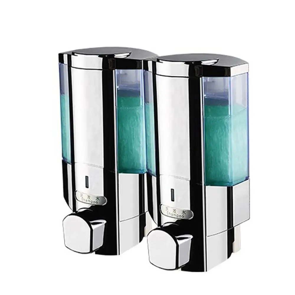 Manual Press Wall Mounted Soap Dispenser Large Capacity Space Saving Lotion Soap Container Easy To Install Refillable