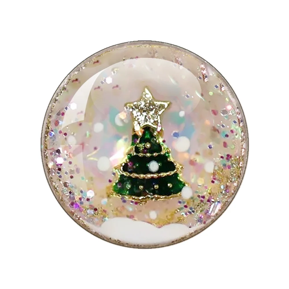 Christmas Halloween Christmas Eve Theme 10MM-40MM Doll Glass Pupil DIY Accessory Suitable for Blyth BJD MJD Cotton Doll Eye Chip view 6