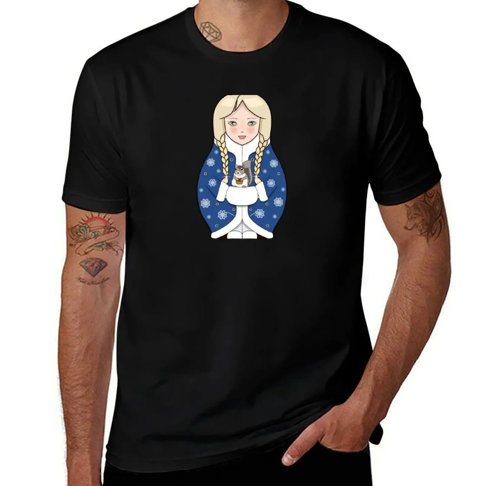 

Nesting Doll Snegurochka Ice Princess II T-Shirt oversized graphic tee summer clothes plus sizes mens big and tall t shirts