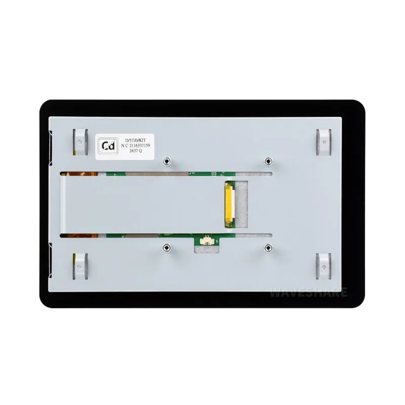 Waveshare Display touch capacitivo ufficiale Raspberry Pi da 7 pollici, 720 × 1280, IPS, interfaccia DSI, touch a 5 punti, display Raspberry Pi