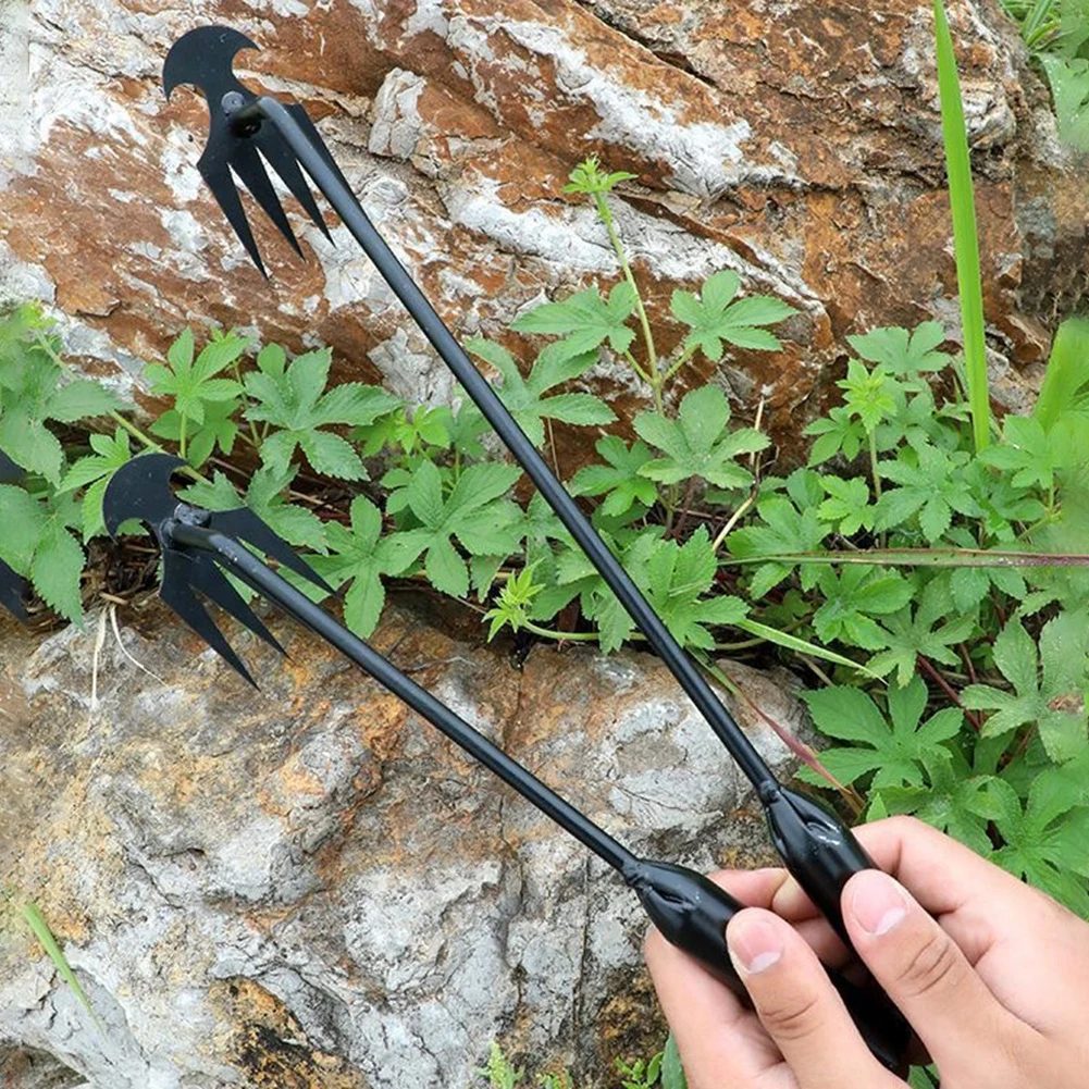 Hoe de jardin double côté, outil de désherbage à double tête 2 en 1