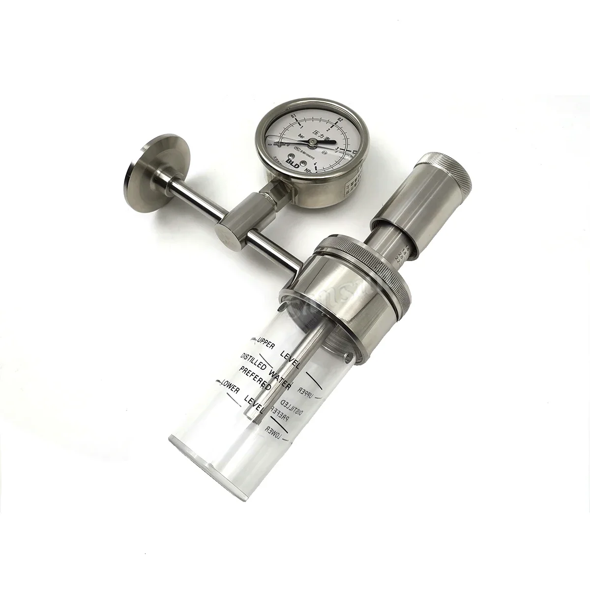 Homebrew 1.5 TC  Spunding Valve with Diaphragm Pressure Gauge